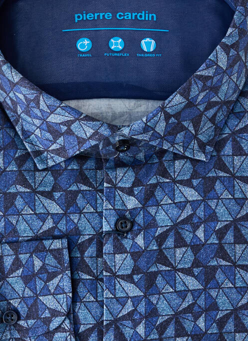 Cămașă cu mâneci lungi albastru PIERRE CARDIN bărbat