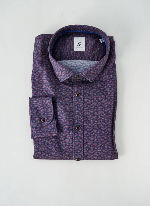 Cămașă cu mâneci lungi violet JUPITER bărbat