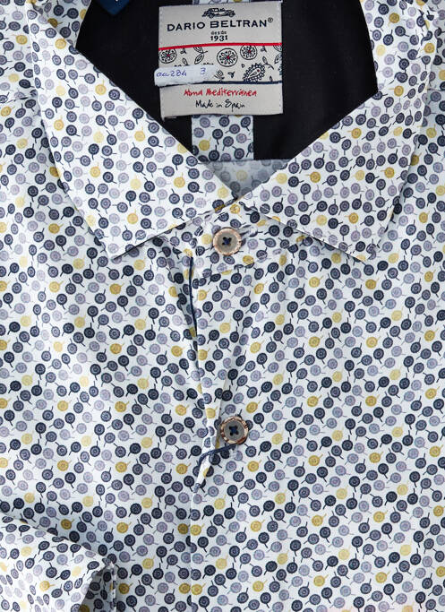 Cămașă cu mâneci lungi alb DARIO BELTRAN bărbat