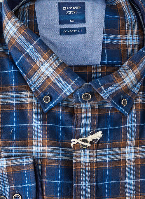Cămașă cu mâneci lungi albastru OLYMP bărbat