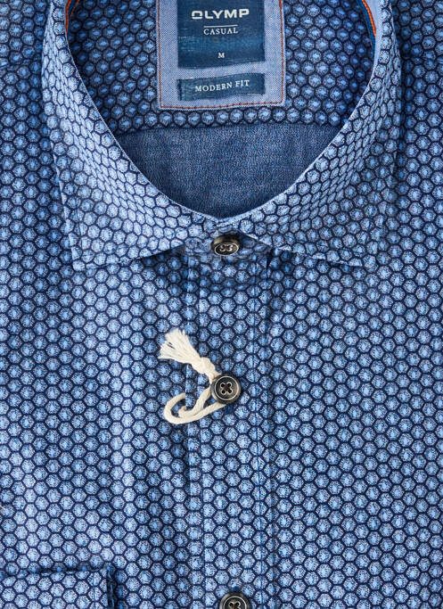 Cămașă cu mâneci lungi albastru OLYMP bărbat