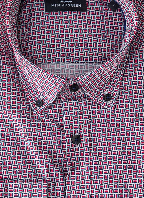 Cămașă cu mâneci lungi roșu MISE AU GREEN bărbat