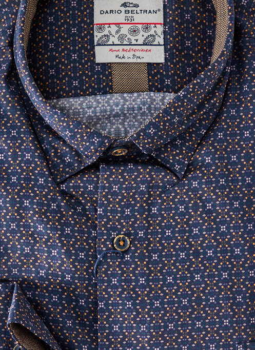 Cămașă cu mâneci lungi albastru DARIO BELTRAN bărbat