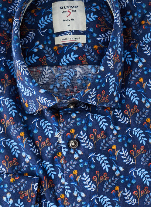 Cămașă cu mâneci lungi albastru OLYMP bărbat