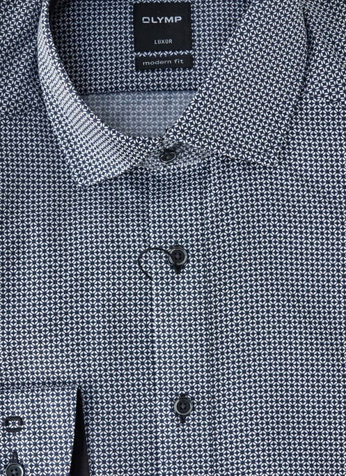 Cămașă cu mâneci lungi negru OLYMP bărbat