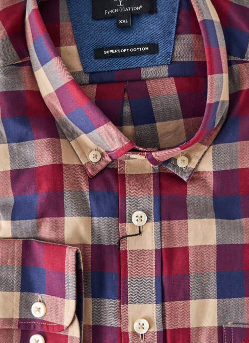 Cămașă cu mâneci lungi roșu FYNCH-HATTON bărbat