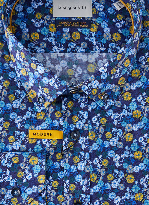 Cămașă cu mâneci lungi albastru BUGATTI bărbat