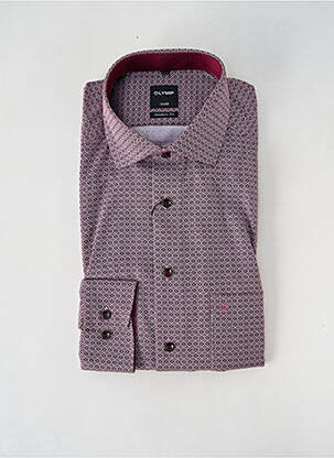 Cămașă cu mâneci lungi violet OLYMP bărbat