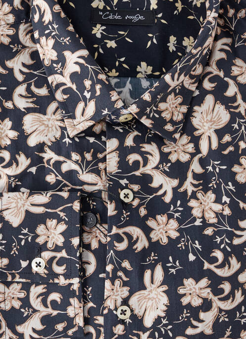 Cămașă cu mâneci lungi negru LA CIBLE ROUGE bărbat