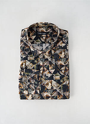 Cămașă cu mâneci lungi negru LA CIBLE ROUGE bărbat