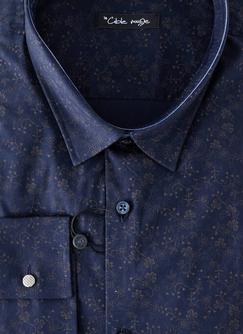 Cămașă cu mâneci lungi albastru LA CIBLE ROUGE bărbat