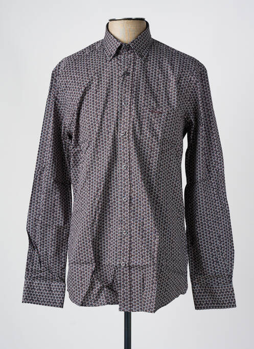 Cămașă cu mâneci lungi maro MISE AU GREEN bărbat