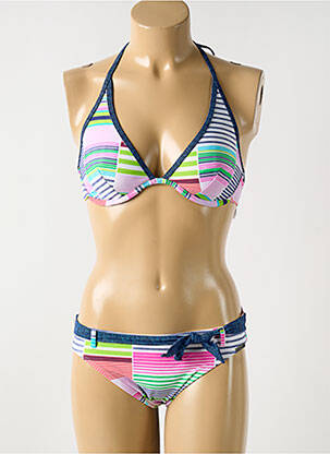 Costum de baie din două piese albastru OLYMPIA femeie