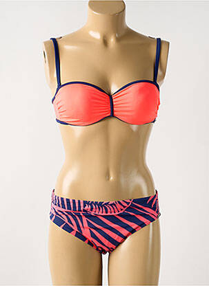 Costum de baie din două piese elasticitate top sutien modelat roz OLYMPIA femeie