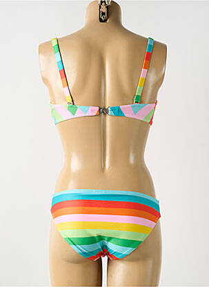Costum de baie din două piese elasticitate top sutien modelat verde OLYMPIA femeie