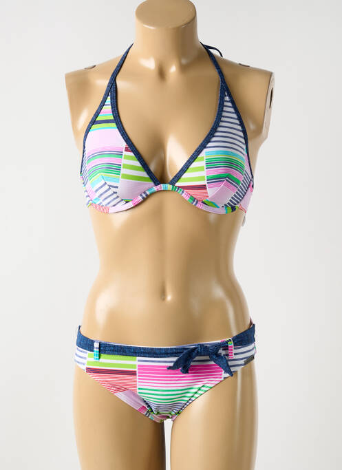 Costum de baie din două piese albastru OLYMPIA femeie