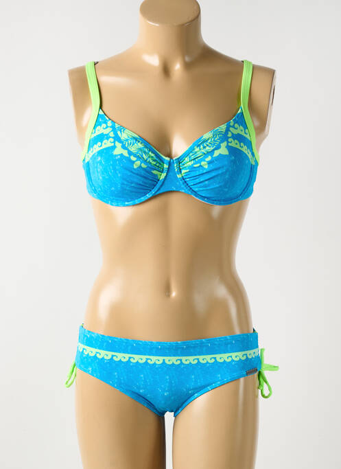 Costum de baie din două piese albastru OLYMPIA femeie