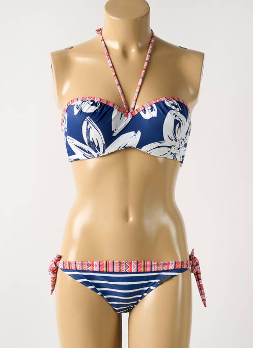 Costum de baie din două piese albastru OLYMPIA femeie