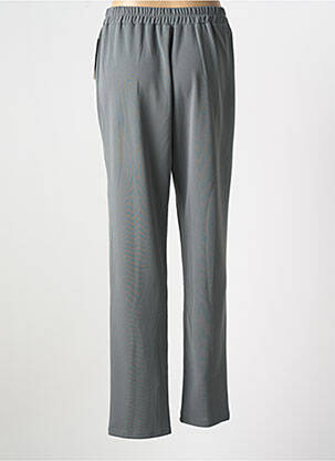 Pantalon drept talie elastică verde GEVANA femeie