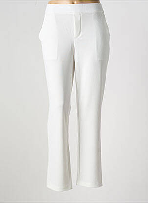 Pantalon slim talie elastică alb MCM femeie