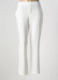 Pantalon slim talie elastică alb MCM femeie