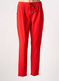 Pantalon slim talie elastică roșu GEVANA femme