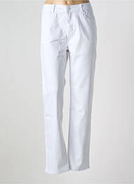 Pantalon slim buzunare alb GEVANA femme