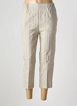 Pantalon trei sferturi bej GEVANA femeie