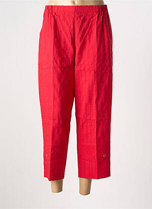 Pantalon trei sferturi roșu GEVANA femeie