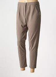 Pantalon 7/8 talie elastică maro ALAIN MURATI femme