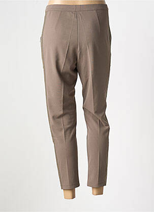 Pantalon 7/8 talie elastică maro ALAIN MURATI femeie