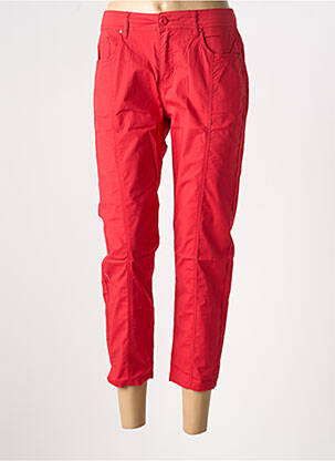 Pantalon trei sferturi roșu GEVANA femeie