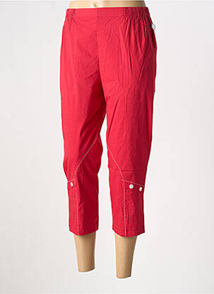 Pantalon trei sferturi roșu GEVANA femeie