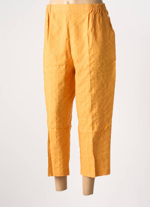 Pantalon trei sferturi portocaliu GEVANA femeie