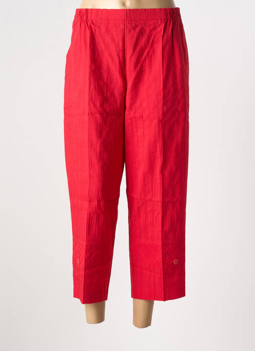 Pantalon trei sferturi roșu GEVANA femeie