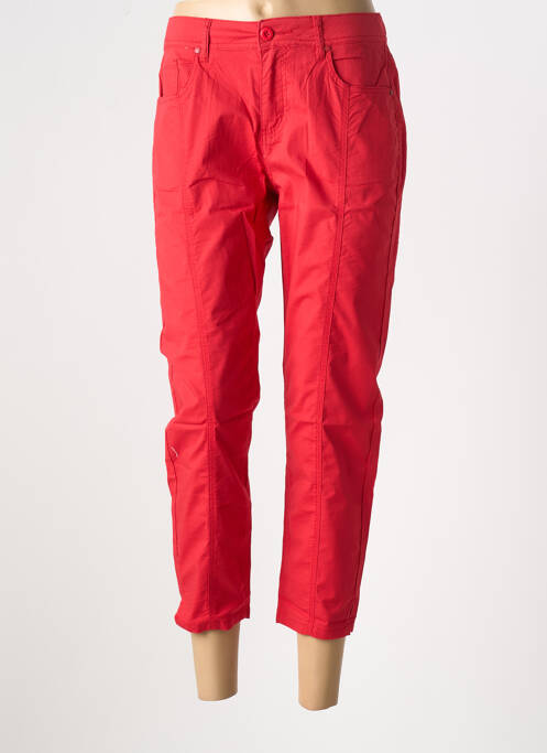 Pantalon trei sferturi roșu GEVANA femeie