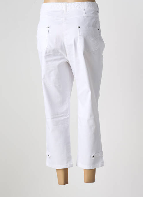 Pantalon trei sferturi alb FELINO femeie