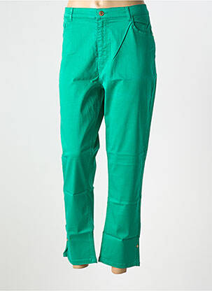 Pantalon drept elasticitate mărime normală verde BARILOCHE femeie