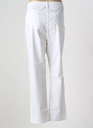 Pantalon drept elasticitate mărime normală alb FELINO femeie