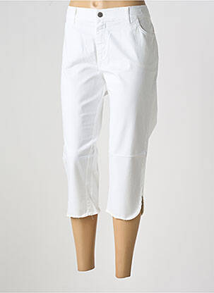 Pantalon trei sferturi alb COWEST femeie