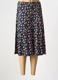 Fustă midi elasticitate albastru GRIFFON femme