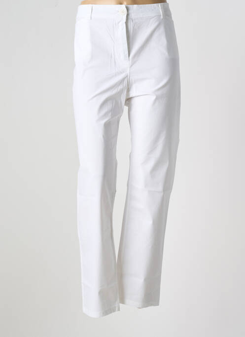 Pantalon drept alb FELINO femeie