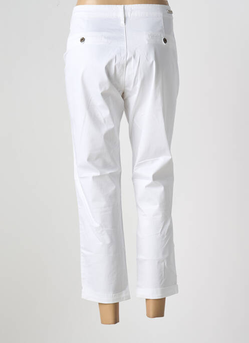 Pantalon 7/8 alb DESGASTE femeie