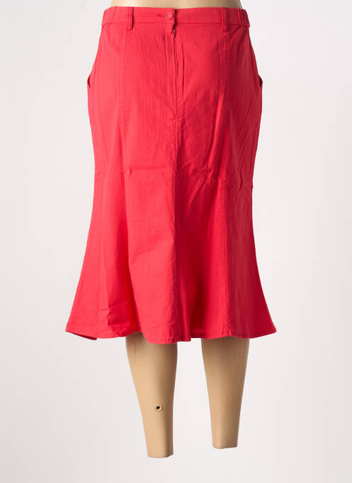Fustă midi roșu GEVANA femeie