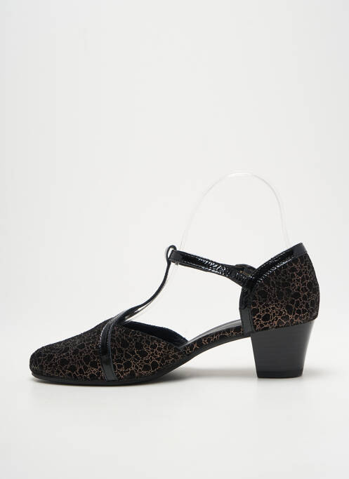 Sandale/Pantofi decupați negru ARTIKA SOFT femeie