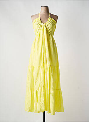 Rochie lungă galben JS MILLENIUM femeie