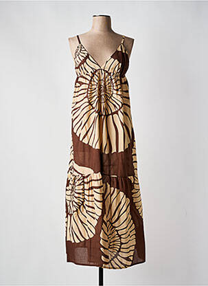 Rochie midi maro Y.TWO femeie