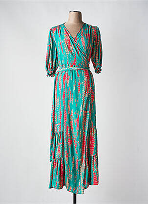 Rochie lungă verde PURPLE QUEEN femeie