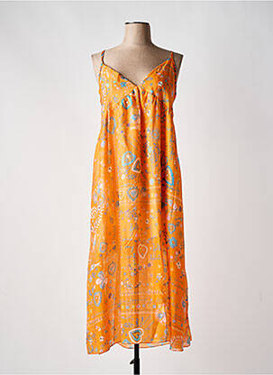 Rochie midi portocaliu JS MILLENIUM femeie