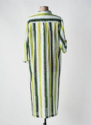 Rochie midi mâneci 3/4 mâneci 3/4 verde SUMITRA femeie